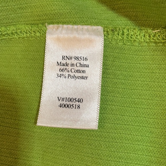 Coldwater Creek Sweatshirt matching T-shirt Green - Picture 7 of 10